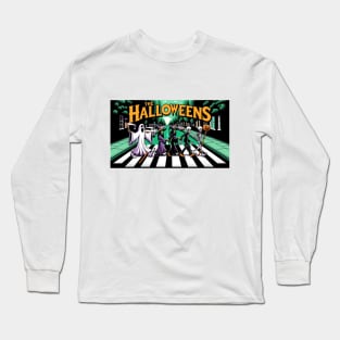 Halloween Street  Abbey Road Parody Long Sleeve T-Shirt